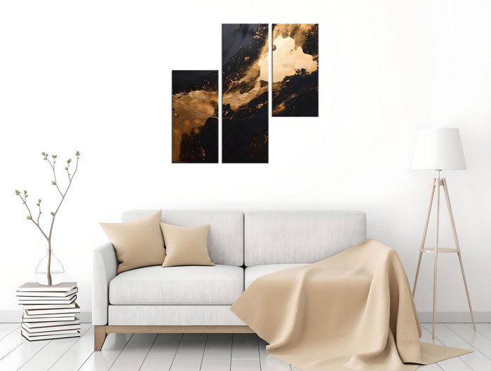 Wallity MXA10 Set de 3 Pinturas Decorativas en Lienzo Multicolor
